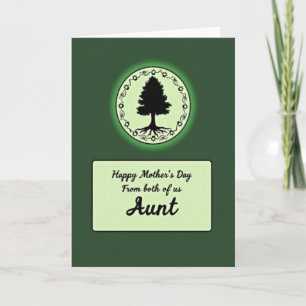 Día de la Madre en el Bosque Tarjeta de Tía