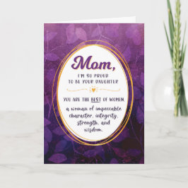 Día de la Madre, estoy orgulloso de ser tu tarjeta