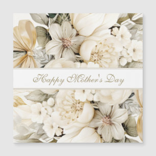 Día de la Madre Feliz personalizado crema vainilla