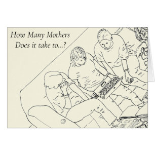 Día de la Madre Funny Computer Mamá presupuesto