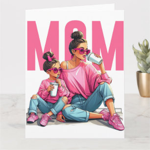 Día de la Madre Mejor Mamá3 Tarjeta de Super Mamá