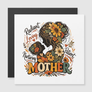 Día de la madre radiante amorosa y nutridora