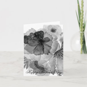 Día de la Madre, Tarjeta de suegra. Negro frío