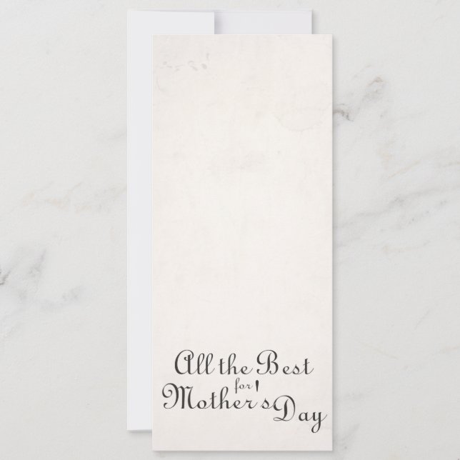 Día de la Madre - Un abrazo tender en el jardín (Anverso)