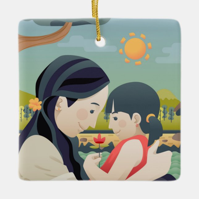 Día de la Madre y el Niño | Ornamento (Anverso)