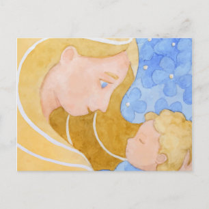 Día de la Madre y el Niño Tarjeta postal