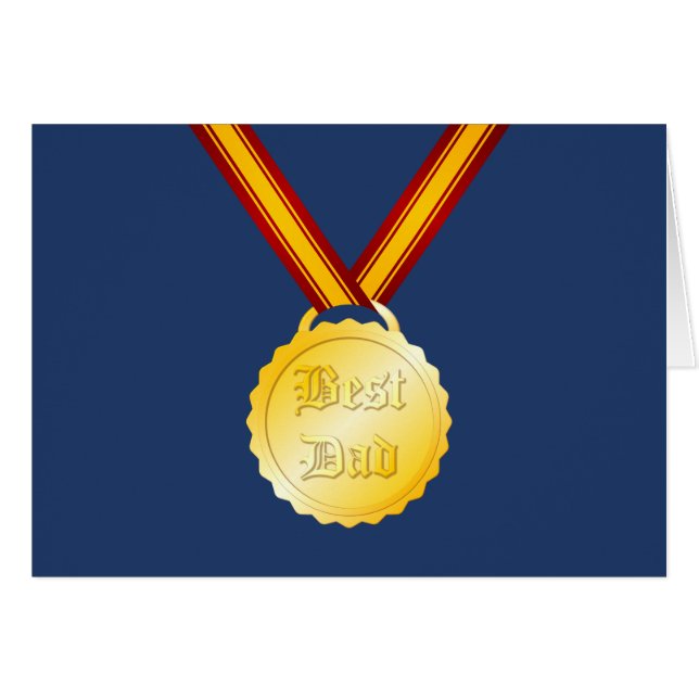 Día de la Mejor Medalla de Papá (Anverso (Horizontal))