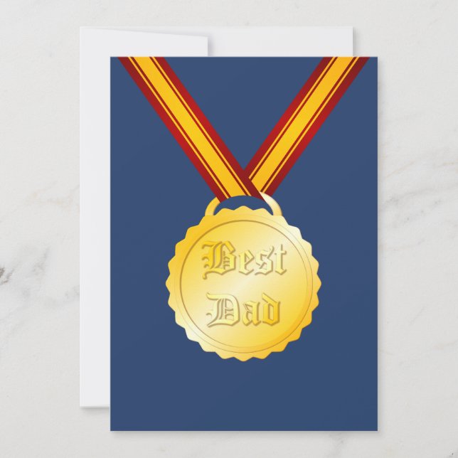 Día de la Mejor Medalla de Papá (Anverso)