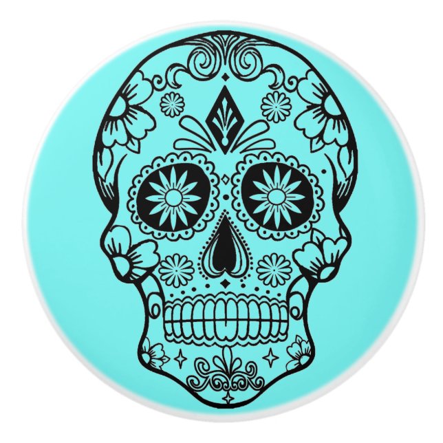 Día de la Muerte del Calavero Azucarado Pomo del c (Anverso)