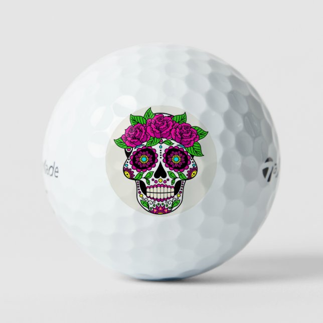 día de la muerte Taylormade 3 paquetes de pelotas  (Anverso)