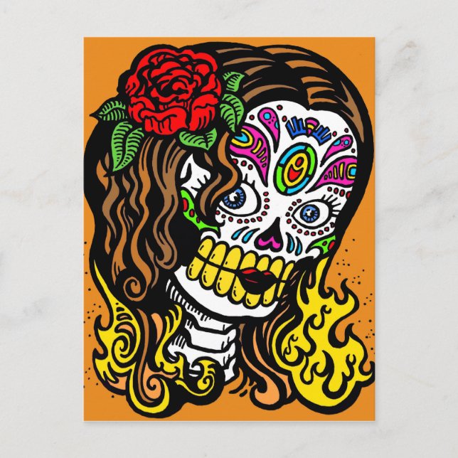Día de la mujer de la postal muerta (Anverso)
