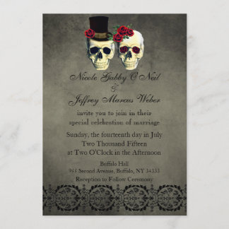 Día de la novia muerta y la invitación a la boda d