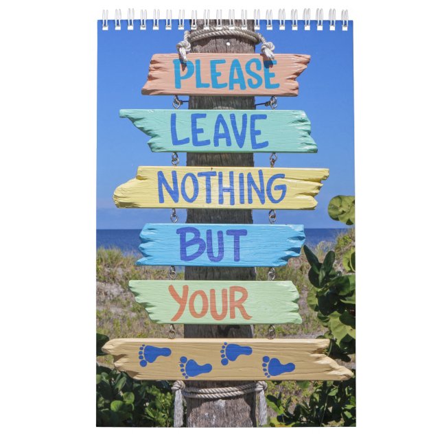 Día de la Playa, Calendario de arena para la naveg (Tapa)