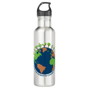 Día de la Tierra. Tienes la potencia... Botella de