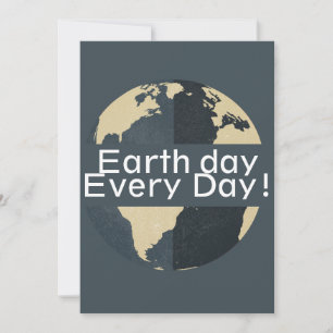 Día de la Tierra todos los días, ve verde, salva n