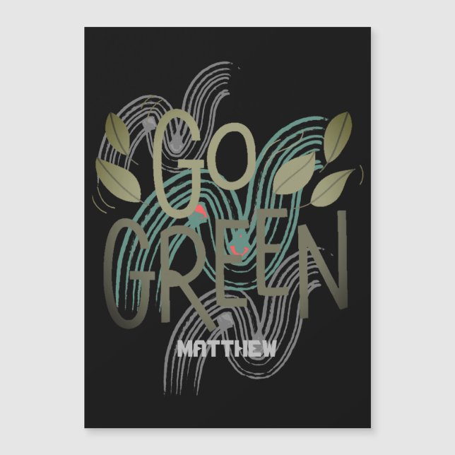 día de la tierra, vamos verde, arte simple ciencia (Anverso)