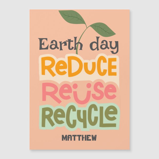 día de la tierra, vamos verde, ciencia simple y el (Anverso)