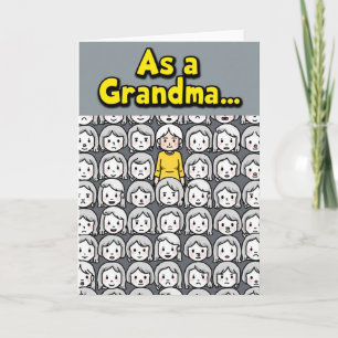 Día de las Abuelas Amorosas Tarjeta de Arte