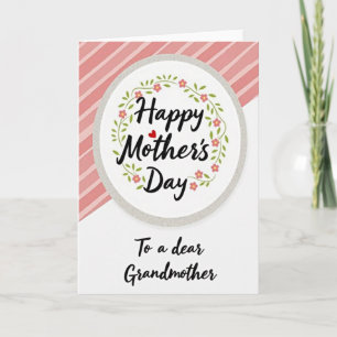 Día de las Abuelas Tarjeta del Corazón