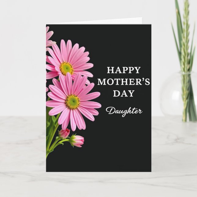 Día de las Hijas Tarjeta de Deseos (Anverso)