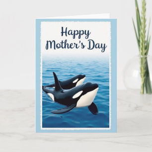 Día de las Madres del Océano Tarjeta Familiar