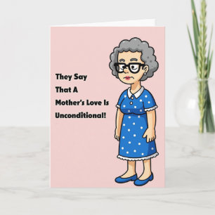 Día de las Madres Escépticas Tarjeta