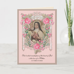 Día de las Madres Religiosas Tarjeta Católica de S