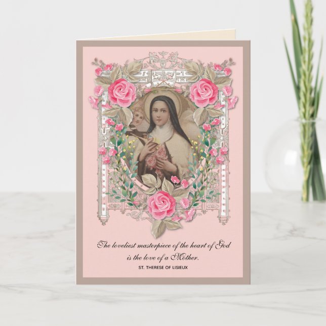 Día de las Madres Religiosas Tarjeta Católica de S (Anverso)