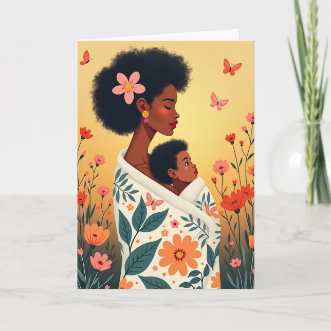 Día de las Madres Tarjeta de Momento Tierno (Anverso)
