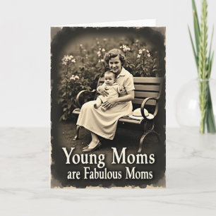 Día de las Madres Tarjeta de retrato suave