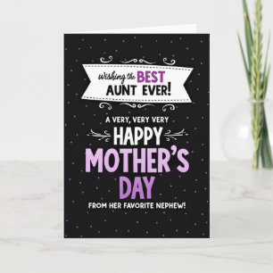 Día de las Madres Tarjeta Violeta Dulce