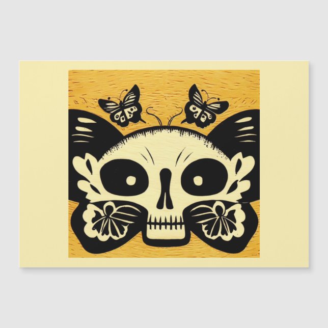 Día de las Mariposas Muertas Woodcut 1 (Anverso)