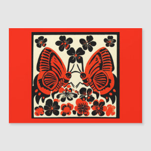 Día de las Mariposas Muertas Woodcut 3