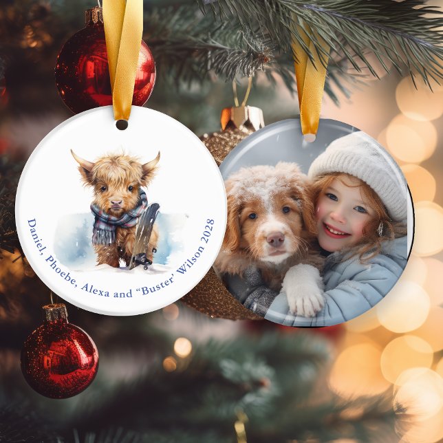 Día de las Nieves Azules Ornamento navideño de vac (Subido por el creador)