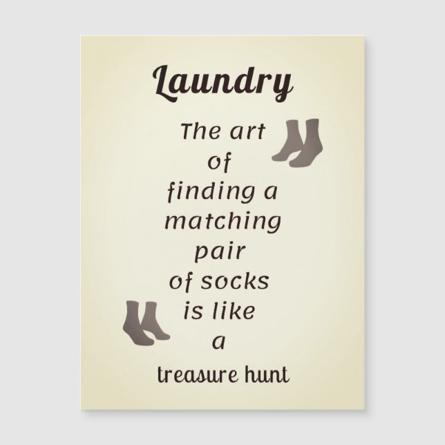 Día de lavandería delgada de búsqueda de medias (Anverso)