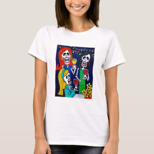 Día de los chicas muertos en la camiseta de la
