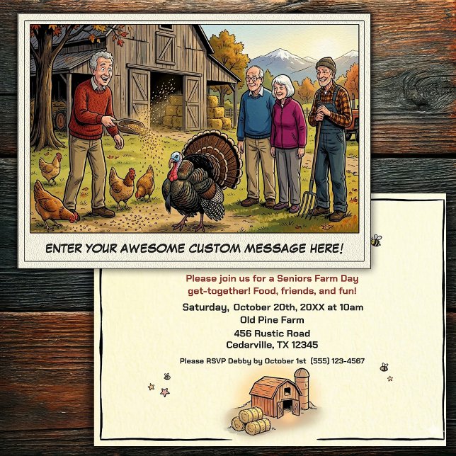 Día de los Mayores en la Invitación a la Granja (Subido por el creador)