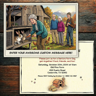 Día de los Mayores en la Invitación a la Granja