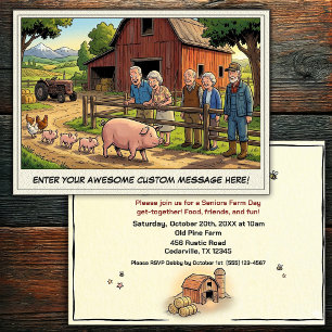 Día de los Mayores en la Invitación a la Granja