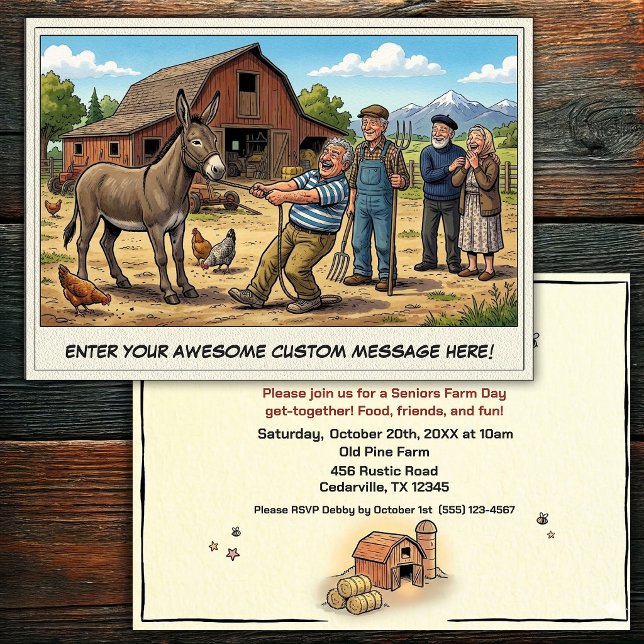 Día de los Mayores en la Invitación de la Granja (Subido por el creador)