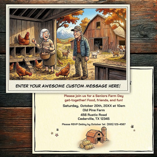 Día de los Mayores en la Invitación de la Granja (Subido por el creador)