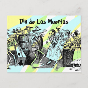 Dia de Los Muertos Day de las invitaciones muertas