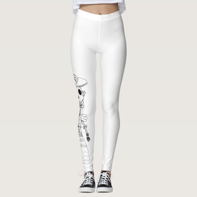 DIA DE LOS MUERTOS Leggings (Anverso)