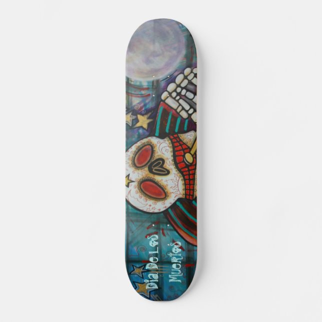 Dia De Los Muertos Skateboard (Anverso)