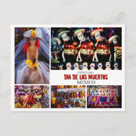 Día De Los Muertos, tarjeta postal de Patzcuaro, M