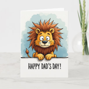 Día de los Papás de Dibujos Animados Tarjeta de Ab