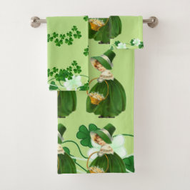 Día de los Patrones Shamrock Cute Lucky Chica Gree