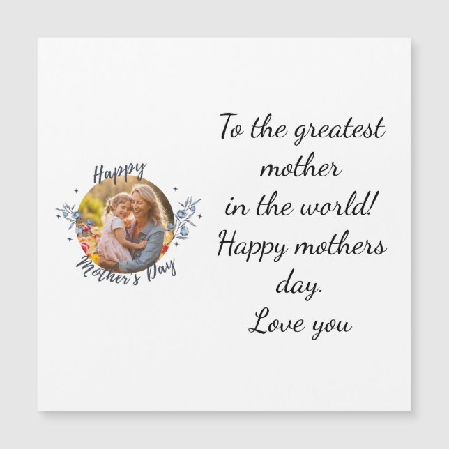 Día de madres felices (Anverso)
