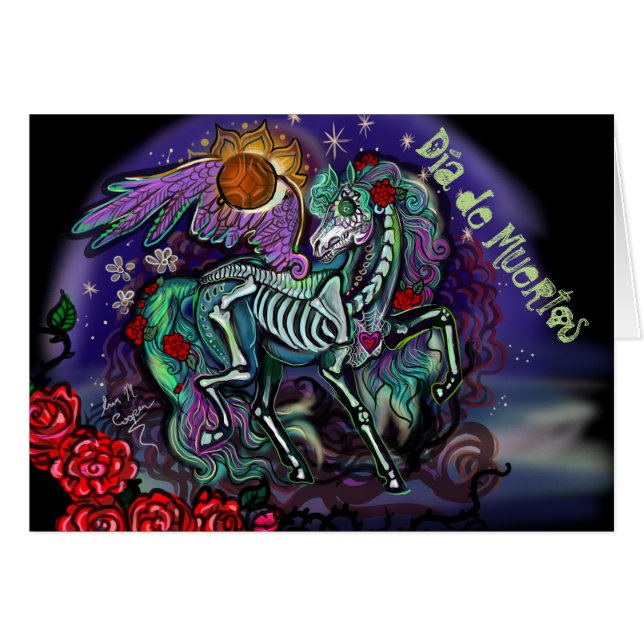 Día de Muertos Horse (Anverso (Horizontal))