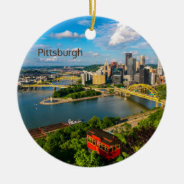 Día de Ornamento de Navidad-Pittsburgh/NOCHE